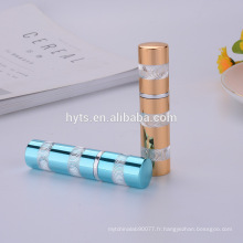 Vente chaude portable en aluminium rechargeable parfum atomiseur 5 ml